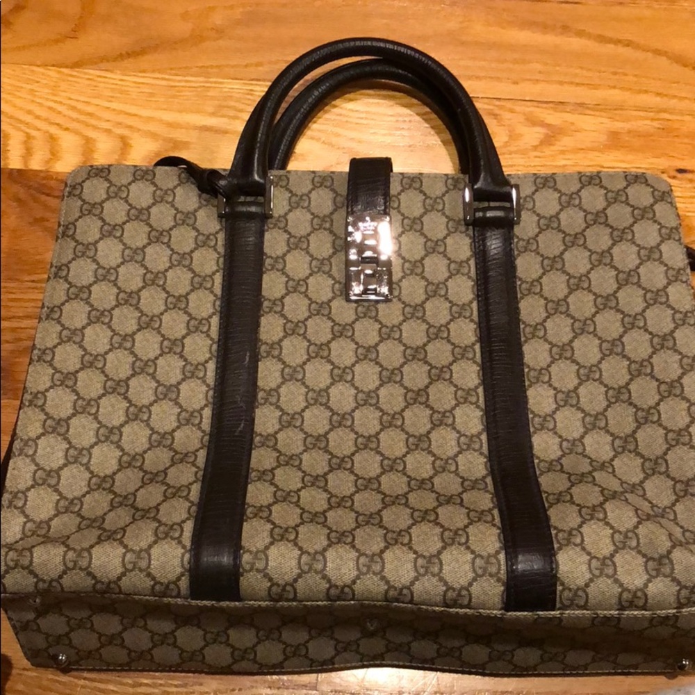 Gently used Gucci briefcase
